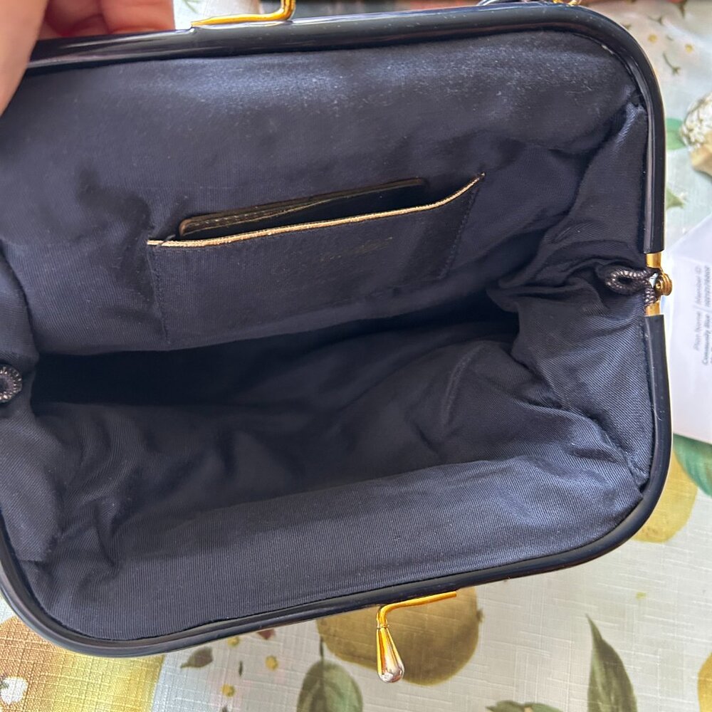 BLACK  VINTAGE BAG - Picture 4 of 4